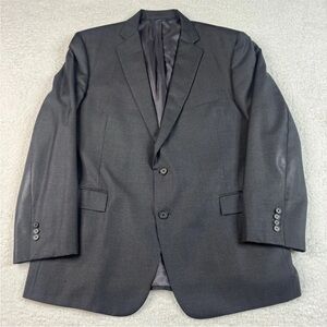 Brooks Brothers 1818 Blazer Jacket Mens 46R Gray VITALE BARBERIS CANONICO‎ Wool